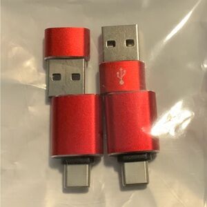 Red USB-C Adapter
